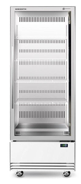 SKOPE 1 DOOR UPRIGHT DRINKS FRIDGE 584 LITRE WHITE