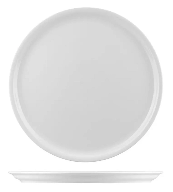 RAK BANQUET ROUND PIZZA PLATE WHITE 310mmØ