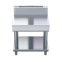 WALDORF S/ST INFILL BENCH 900mm ON LEG STAND