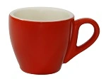 BREW ESPRESSO CUP 90ml CHILLI / WHITE