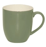 BREW MUG 380ml SAGE / WHITE