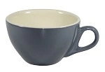 BREW CAPPUCCINO CUP 220ml STEEL BLUE / WHITE