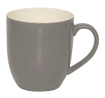 BREW MUG 380ml FRENCH GREY / WHITE