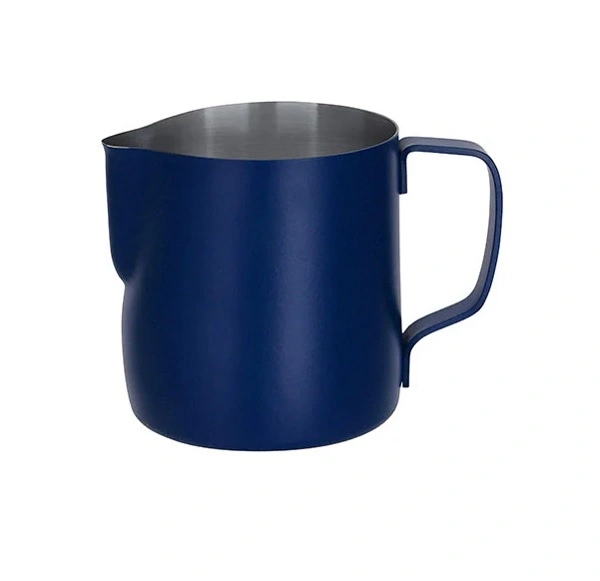 BREW MILK FROTHING JUG POWDER COAT BLUE S/ST 350ml 