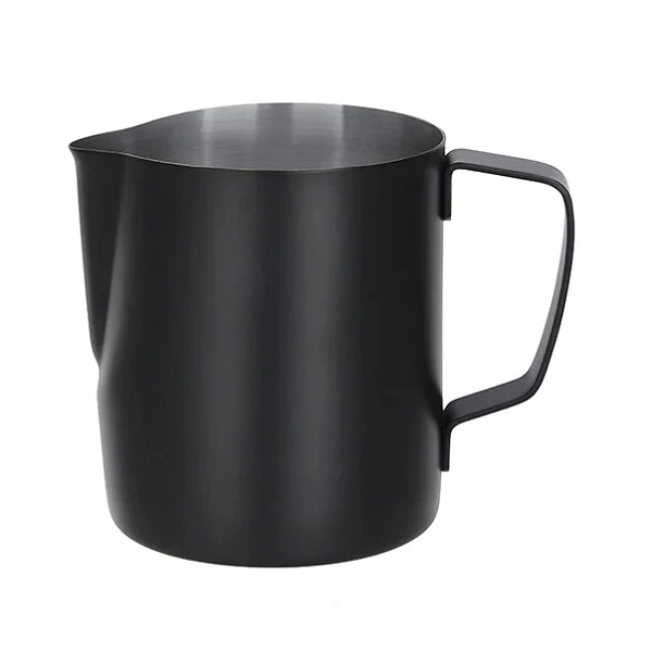 BREW MILK FROTHING JUG POWDER COAT BLACK S/ST 600ml 