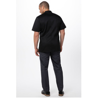 CHEF WORKS CANBERRA BLK S/S JACKET SML