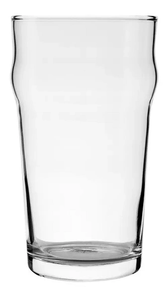 CROWNTUFF NONIC PINT GLASS 570ml NUCLEATED 