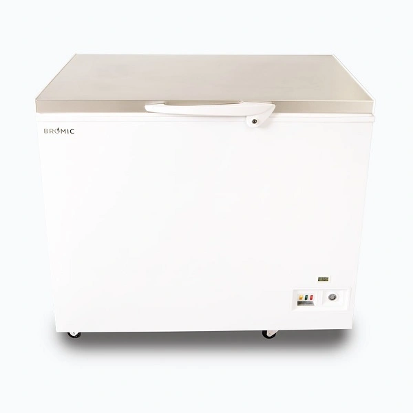 BROMIC S/ST FLAT TOP CHEST FREEZER 296 LITRE