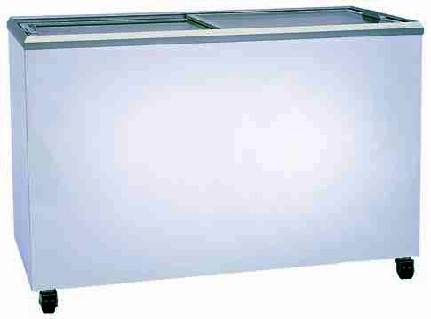 BROMIC FLAT GLASS TOP CHEST FREEZER 401 LTR