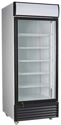 EXQUISITE UPRIGHT DISPLAY FRIDGE 400 LITRE WHITE