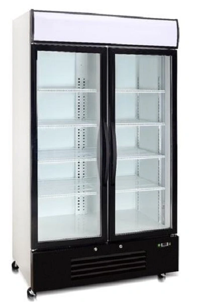 SALTAS UPRIGHT 2 DOOR GLASS DISPLAY FREEZER 726 LTR
