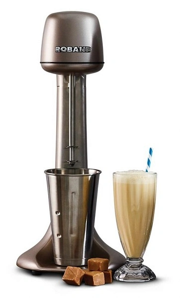 ROBAND SINGLE MILKSHAKE & DRINK MIXER, METALLIC **DISC**