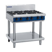 BLUESEAL SIX BURNER GAS COOKTOP W/ LEG STAND