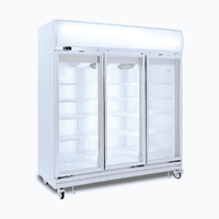 BROMIC 3 DOOR DISPLAY CHILLER FLAT GLASS 1507LTR