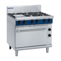 BLUESEAL 900mm 6 BURNER GAS RANGE WITH