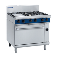 BLUESEAL 6 BURNER GAS RANGE WITH ELECTRIC