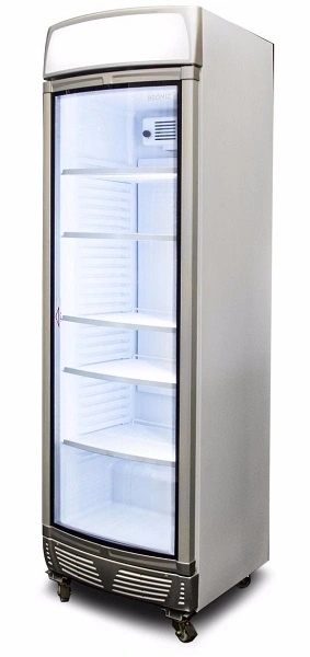 BROMIC UPRIGHT DISPLAY FRIDGE CURVED GLASS 380 LTR