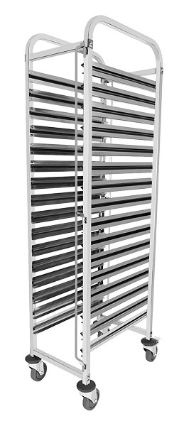 CHEF INOX S/ST GASTRONORM TROLLEY 16 TIER 1/1 GN