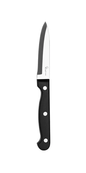 GET SET PARING KNIFE BLACK HANDLE 90mm