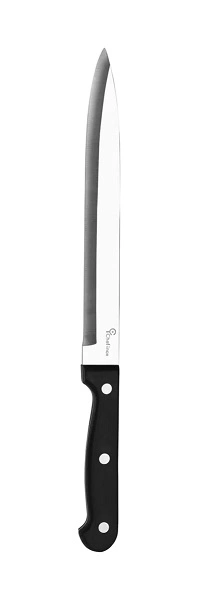 GET SET CARVING KNIFE BLACK HANDLE 200mm