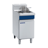 BLUE SEAL VEE RAY TWIN PAN GAS FRYER 26 LITRE