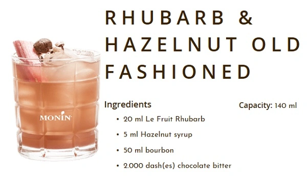 MONIN NON-ALCOHOLIC SYRUP, 1LTR P.E.T, HAZELNUT