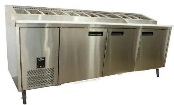 GLACIAN 3 DOOR PIZZA BAR 536 LITRE