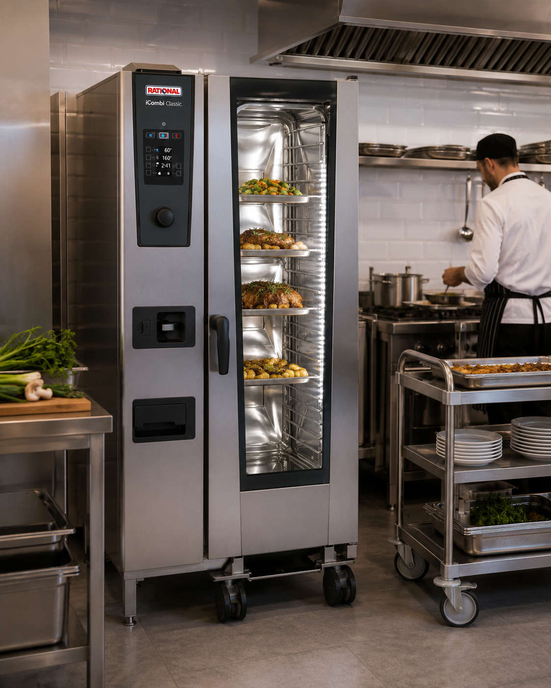 RATIONAL iCombi Classic 20 Tray Natural Gas Combi Oven ICC201G-NG