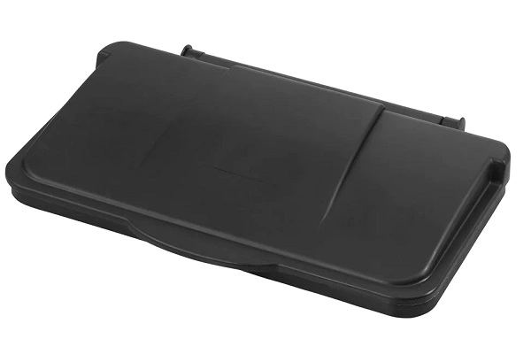 JIWINS HINGED LID FOR VENTED BIN JW-CR76V, BLACK