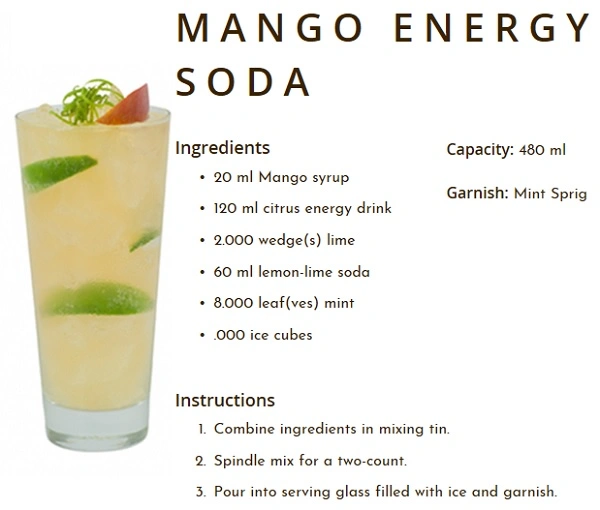 MONIN NON-ALCOHOLIC SYRUP, 700ml, MANGO