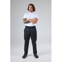 CHEF WORKS BLACK BAGGY PANTS SMALL