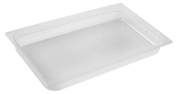 GASTRONORM PAN POLYPROPYLENE 1/1 SIZE 65mmD