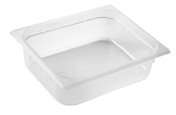 GASTRONORM PAN POLYPROPYLENE 1/2 SIZE 150mmD