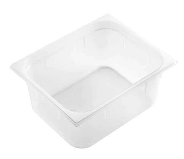 GASTRONORM PAN POLYPROPYLENE 1/2 SIZE 200mmD