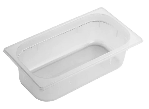 GASTRONORM PAN POLYPROPYLENE 1/3 SIZE 100mmD