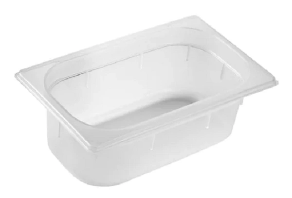 GASTRONORM PAN POLYPROPYLENE 1/4 SIZE 100mmD
