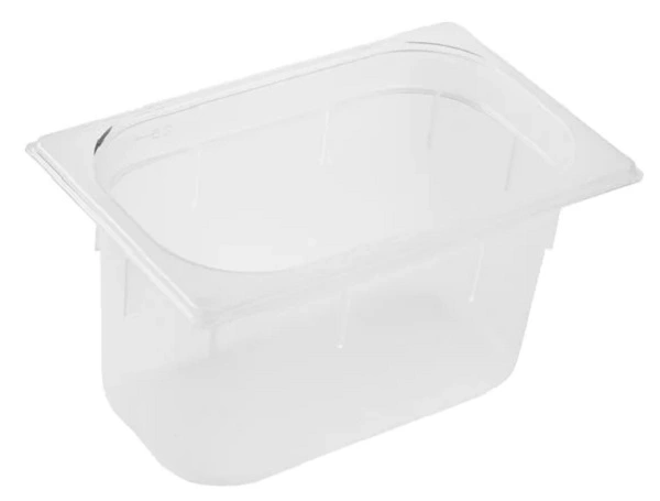 GASTRONORM PAN POLYPROPYLENE 1/4 SIZE 150mmD