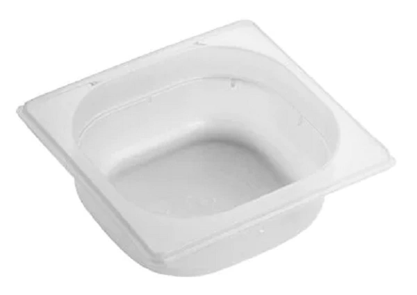 GASTRONORM PAN POLYPROPYLENE 1/6 SIZE 65mmD