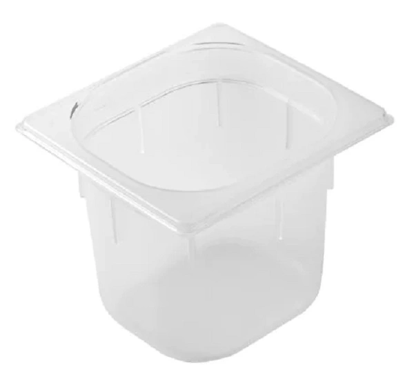 GASTRONORM PAN POLYPROPYLENE 1/6 SIZE 150mmD