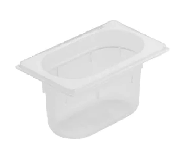 GASTRONORM PAN POLYPROPYLENE 1/9 SIZE 100mmD