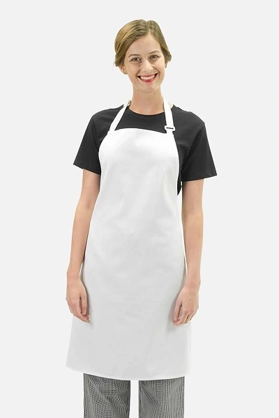 PRO CHEF WHITE BIB APRON 70 x 86cm
