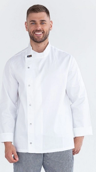 PRO CHEF MODERN TUNIC TOP L/S WHITE LG
