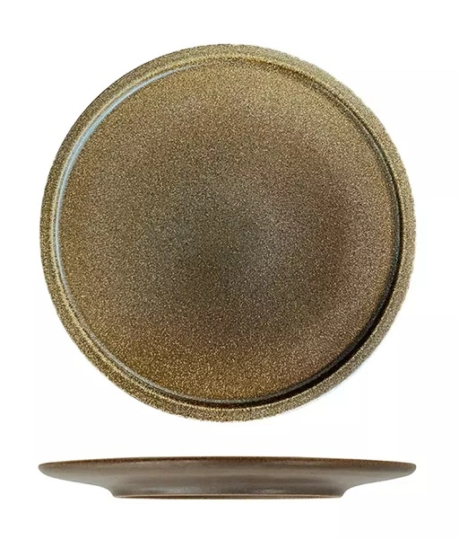 RAKSTONE EASE FLAT COUPE PLATE 280mmØ RUST  