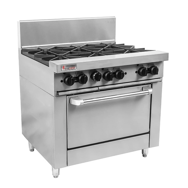 TRUEHEAT 6 BURNER GAS OVEN RANGE