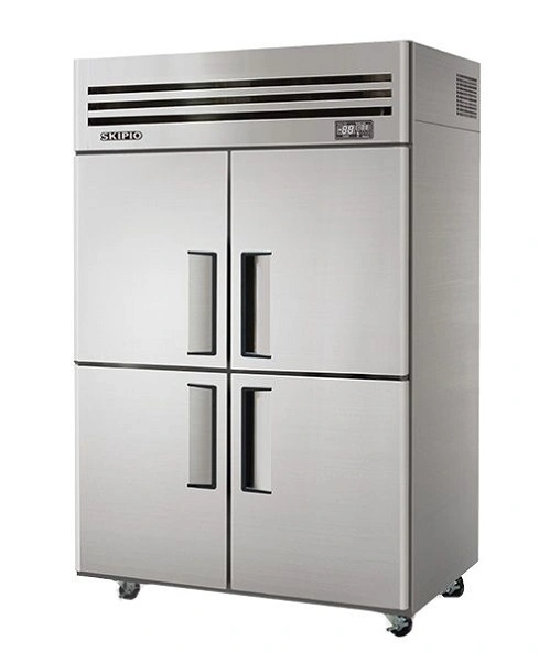 SKIPIO S/ST FOUR HALF DOOR UPRIGHT FREEZER 1210 LTR