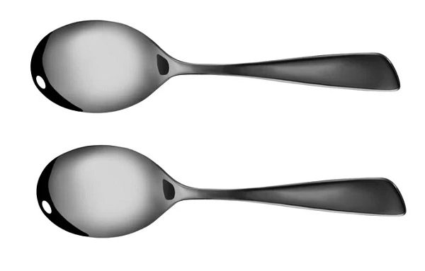 STANLEY ROGERS SOHO ONYX 2 PCE SERVING SPOONS