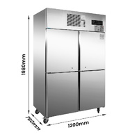 THERMASTER 4 1/2  SOLID DOOR UPRIGHT FREEZER 1000LTR