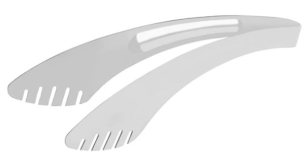 CHEF INOX ALL PURPOSE S/ST TONG WITH SERVING TINGES 