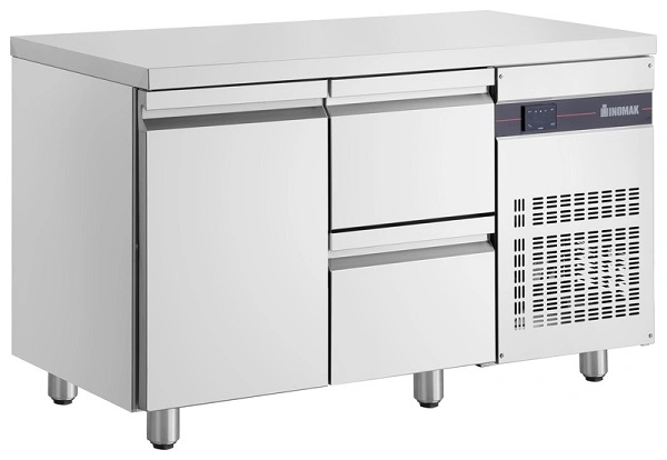 INOMAK UNDER BAR FRIDGE 1 DOOR + 2 DRAWERS