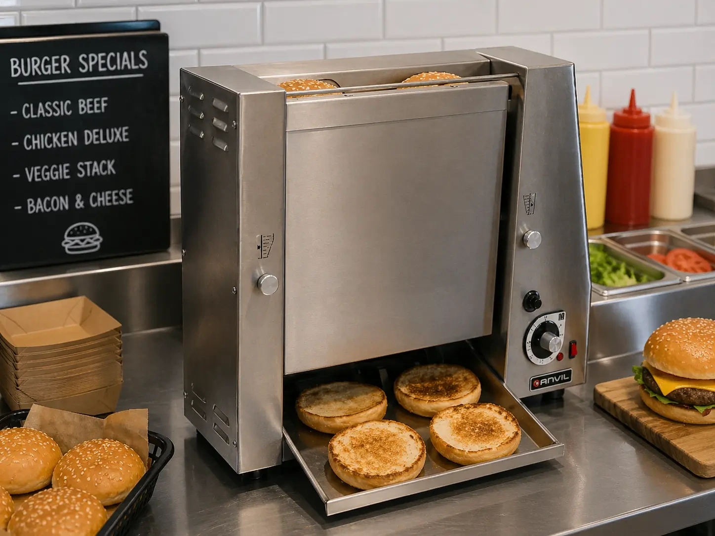 ANVIL VERTICAL BUN TOASTER